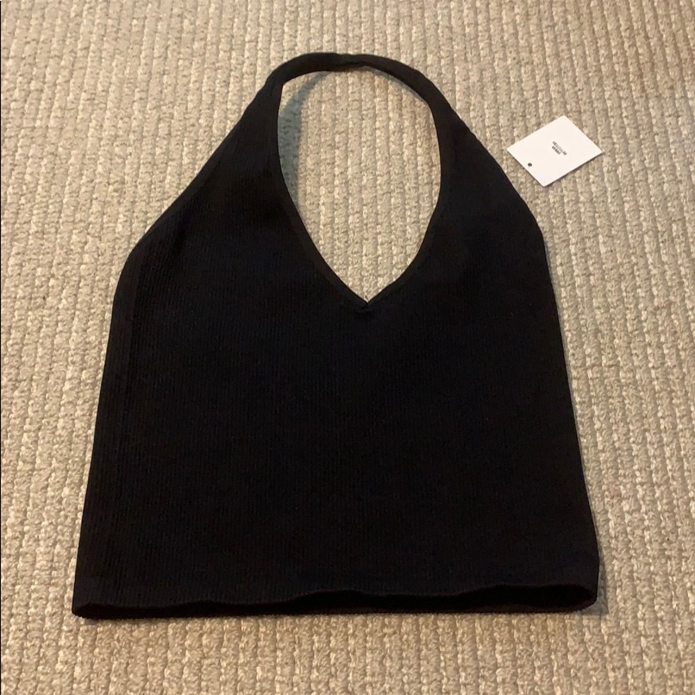 Black Urban halter top